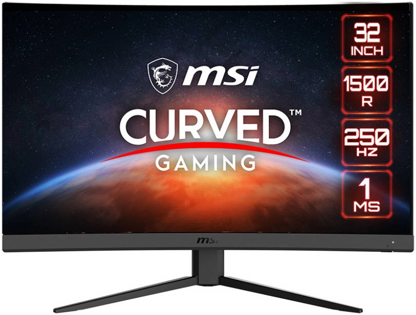 MSI G32C4X 32&#8243; Curved Gaming Monitor Review: 250Hz Refresh Rate, 1ms Response Time &#8211; 9S6-3DA61T-043