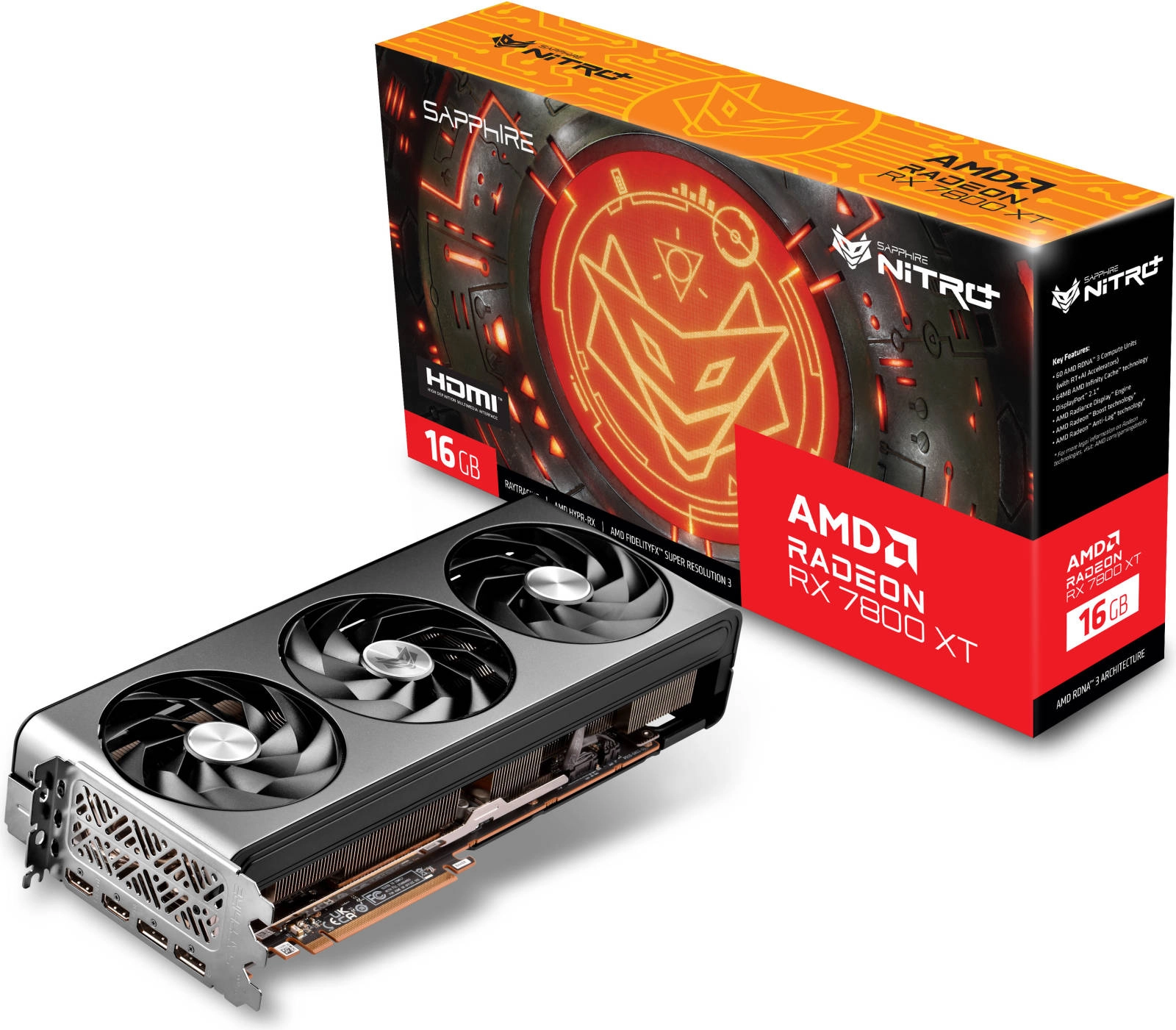 SAPPHIRE NITRO+ AMD Radeon™ RX 7800 XT Gaming Graphics Card (S88-7E475-001SA) Review