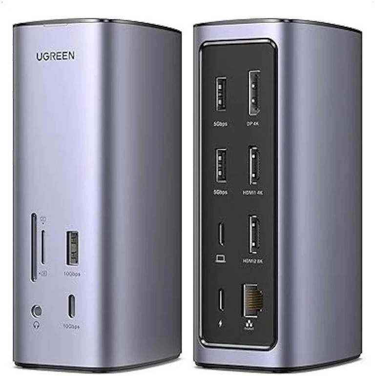 UGREEN Docking Station Triple Display 90325 Review &#8211; 8K MacBook Hub with 12 Ports