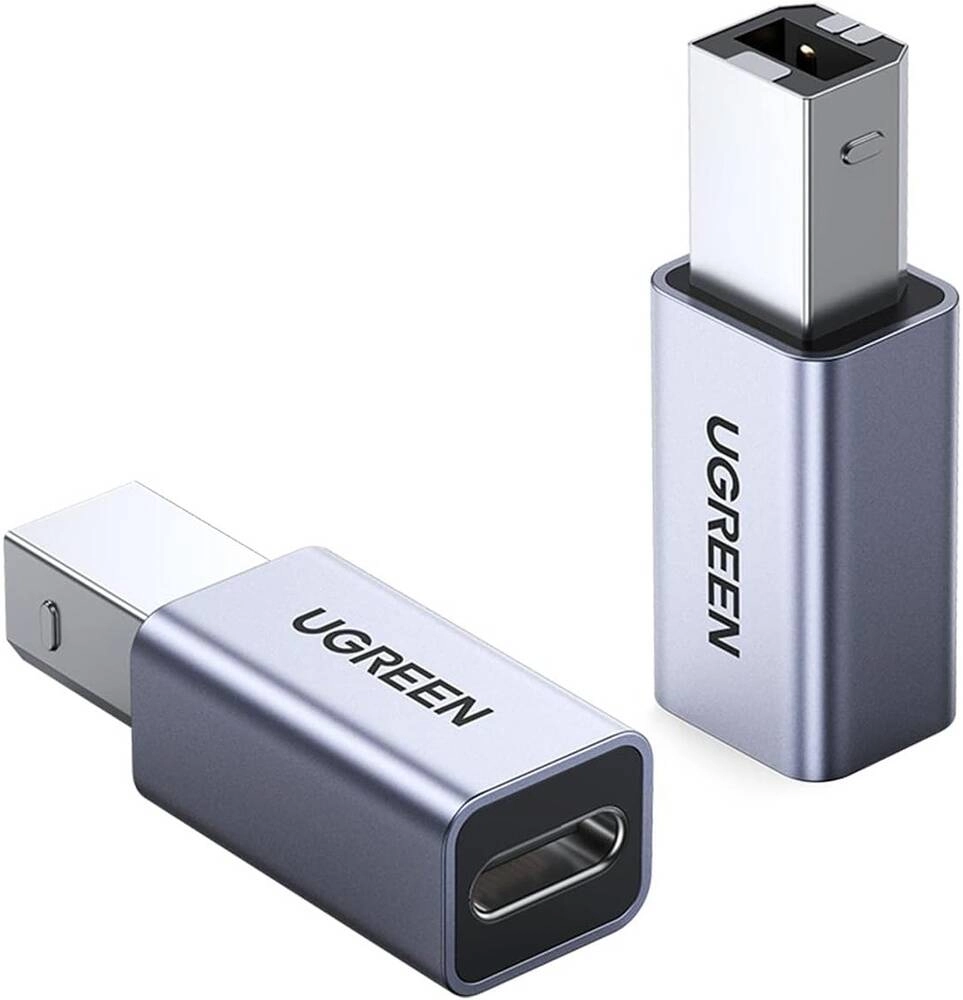UGREEN USB2.0 USB-C Female TO USB 2.0 B/Male ADAPTER ALUMINUM CASE | 20120 Review