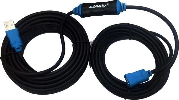 Kongda 20 meters USB 2.0 Extension Cable (Male / Female) with built in booster Review &#8211; Best Price in UAE