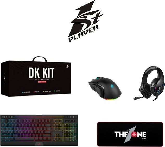 1st Player DK9.0 DK KIT Gaming RGB Combo Set Review &#8211; Keyboard, Mouse, Headset, and Mouse Pad