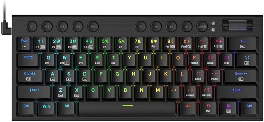 Redragon K632 Noctis 60% Wired RGB Mechanical Keyboard Review: A Compact Typing Experience