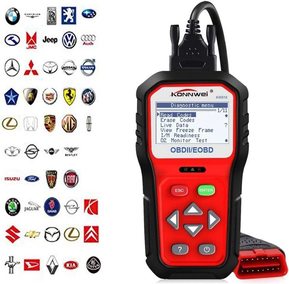 KONNWEI KW818 OBD2 Scanner Review: A Comprehensive Look &#8211; Best Price in UAE