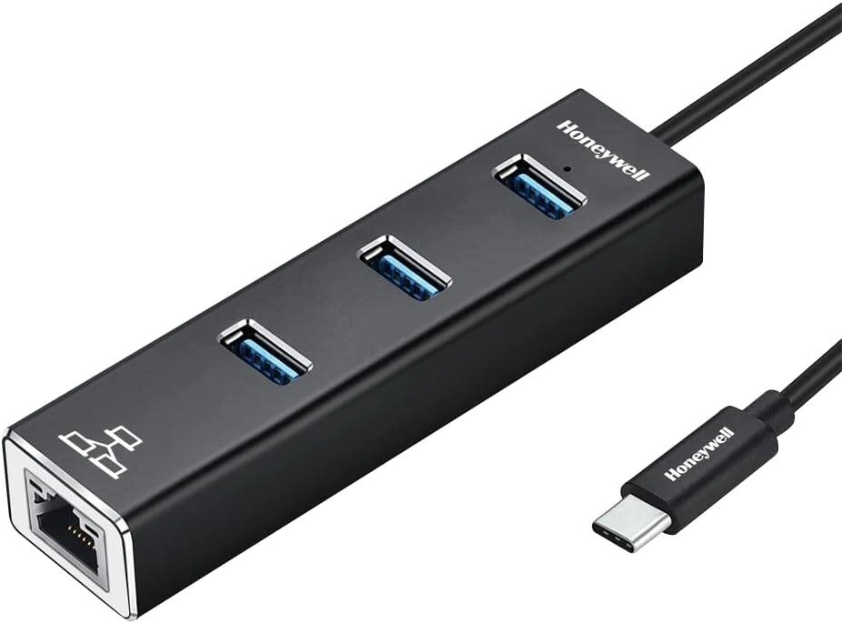 Honeywell 4-in-1 Type C 3.1 to USB 3.0 with RJ45 Gigabit Ethernet Adapter Review