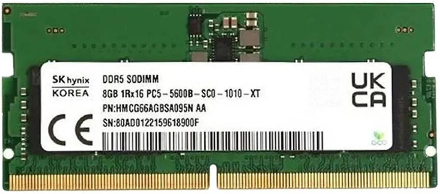 SK Hynix 8GB DDR5 SODIMM Laptop Memory (HMCG78MEBSA095N AA) Review