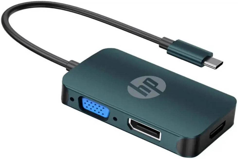 HP DHC-CT200 Type-C to HDMI VGA DisplayPort Adapter Review: A Versatile Connectivity Solution