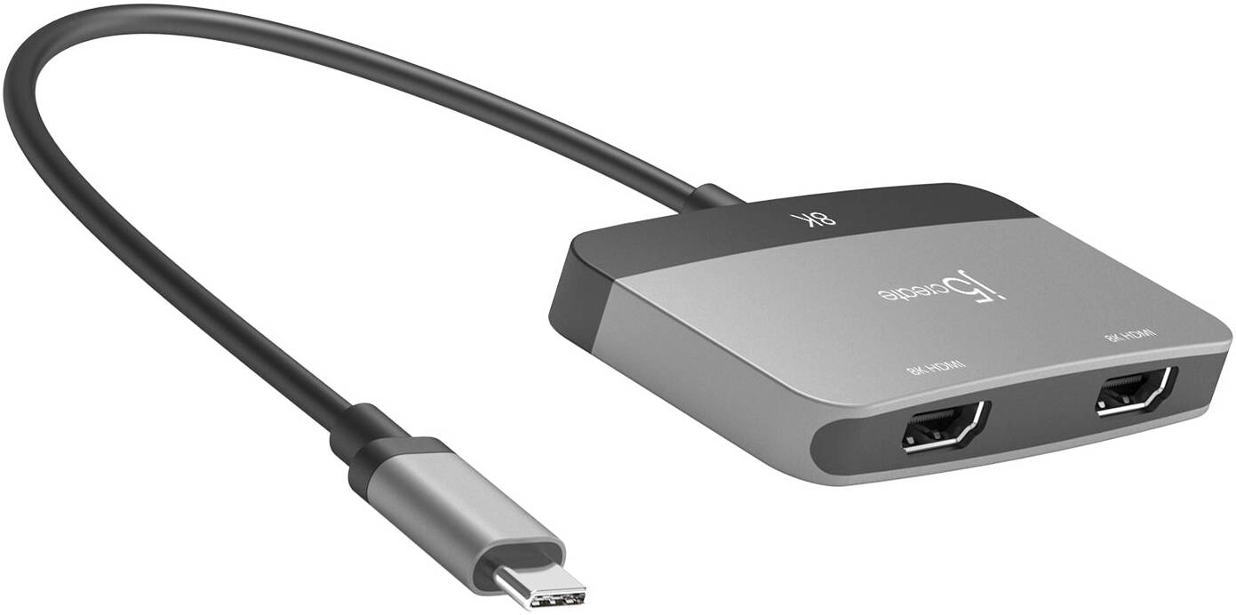 J5create JCA465 8K USB-C to Dual HDMI Display Adapter Review
