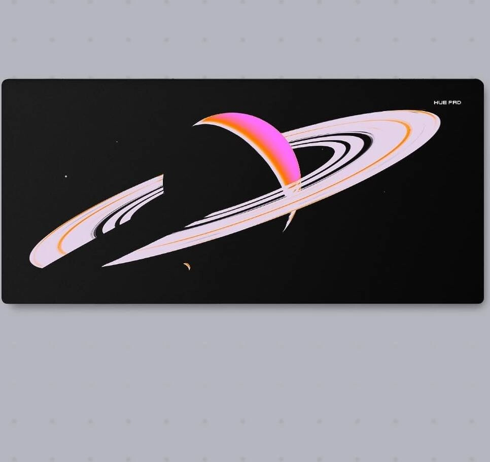 Huepad Saturn 1 Warm Galaxy Series Mousepad &#8211; In-Depth Review