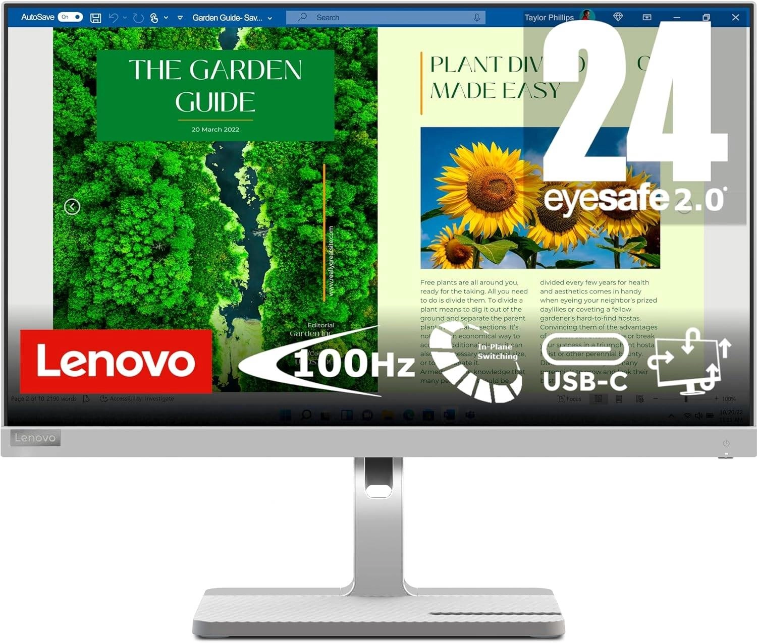 Lenovo L24m-40 Monitor Review: A Great 100Hz Option for Gamers and Creators