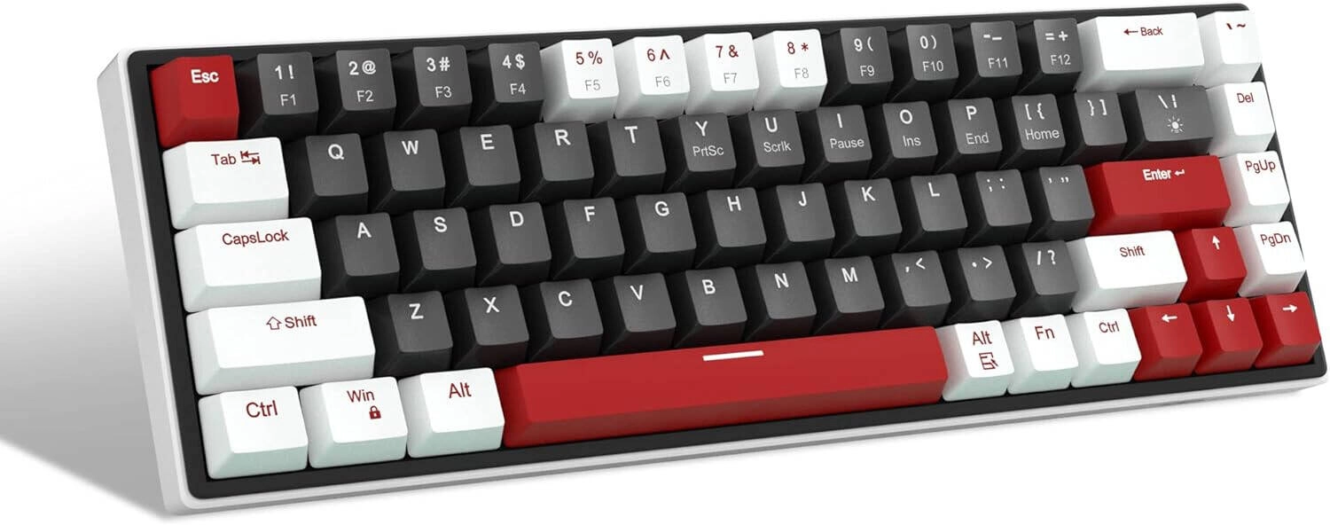 MageGee SKY68 Wired Mechanical Gaming Keyboard Review: 65% Layout, Red Switch