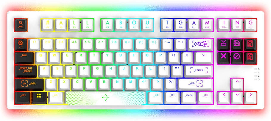 AQIRYS Aludra TKL Mechanical Keyboard Review: Gateron G-Pro 2.0 RED Switches