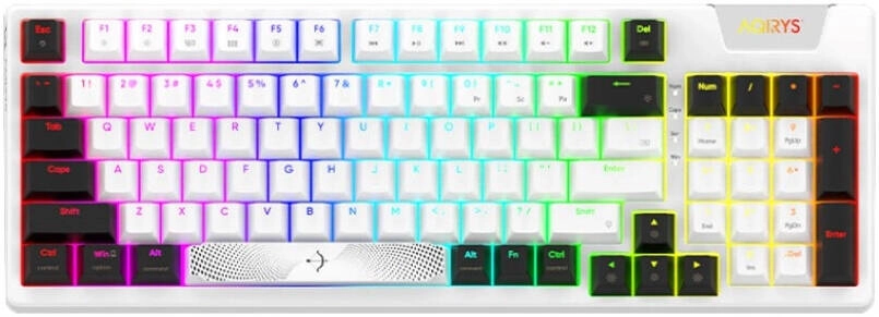 AQIRYS Adara 96 Swappable HaiMu Linear Mechanical Keyboard Review &#8211; White