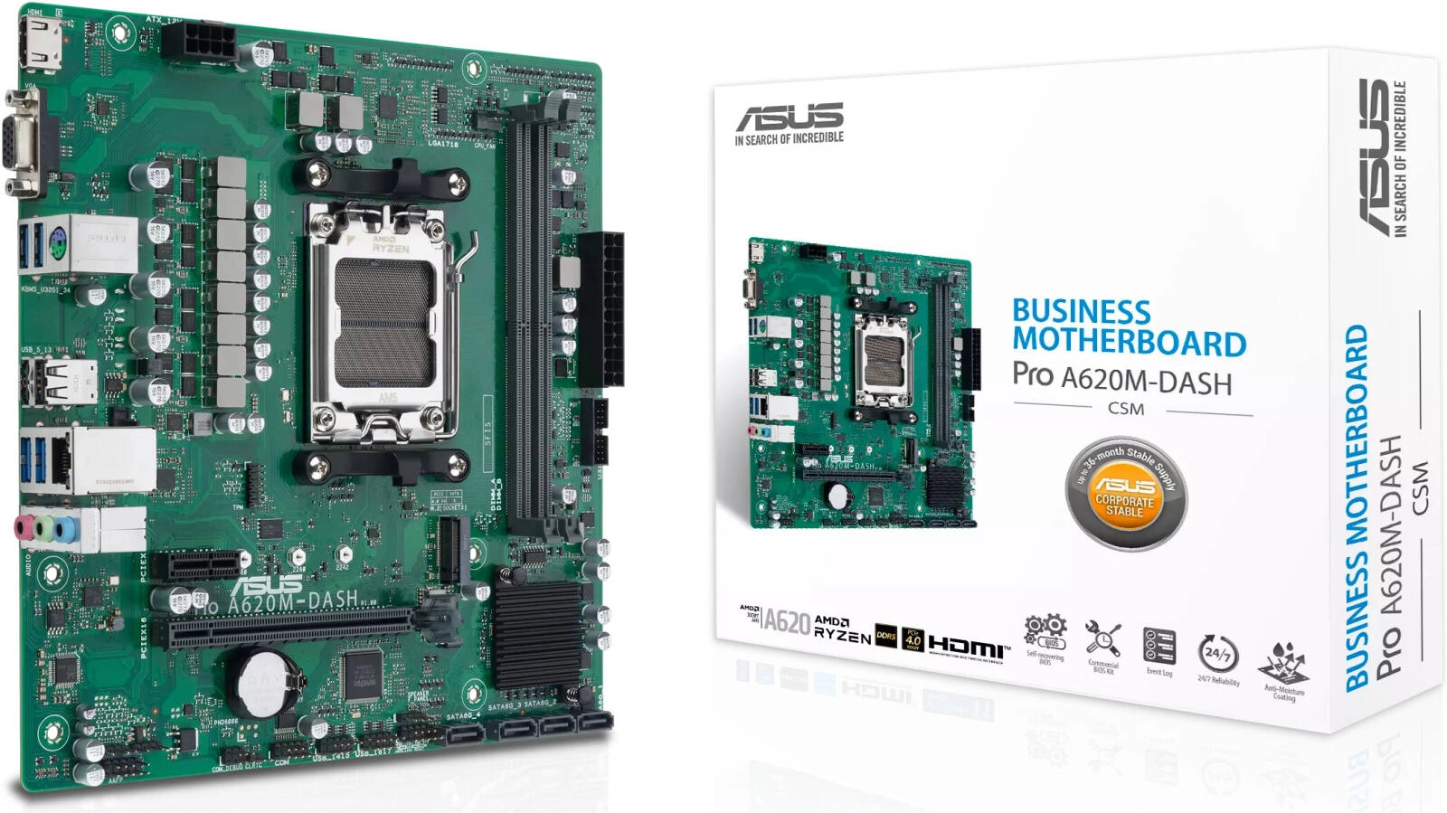 ASUS Pro A620M-DASH-CSM Motherboard Review: A Budget-Friendly AMD AM5 Option