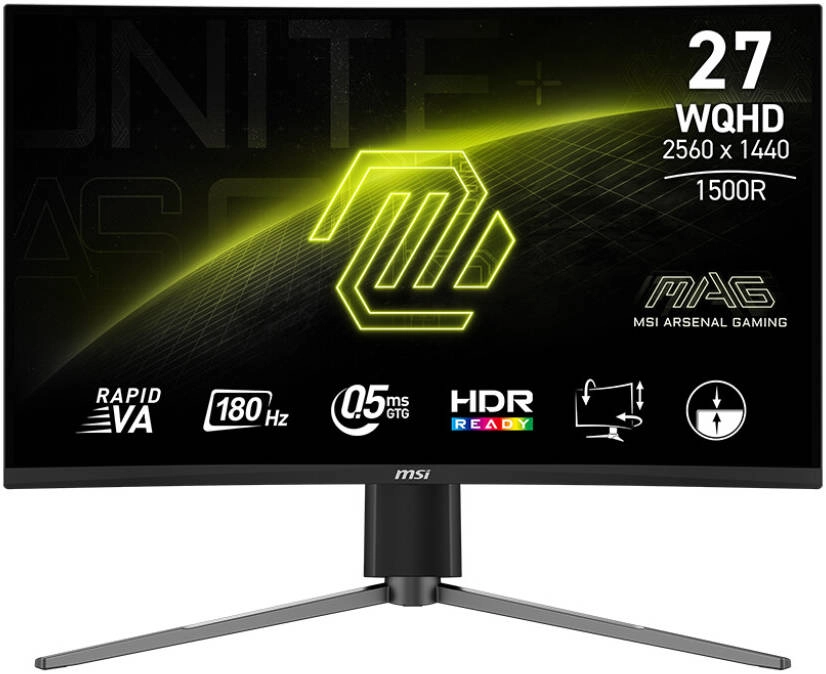MSI MAG 27CQ6PF Gaming Monitor Review: 180Hz WQHD Rapid VA Panel