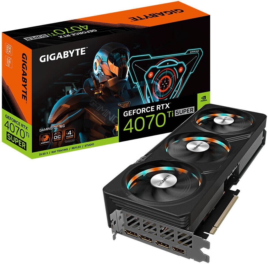 GIGABYTE GeForce RTX 4070 Ti SUPER GAMING OC 16GB GDDR6X Graphics Card Review