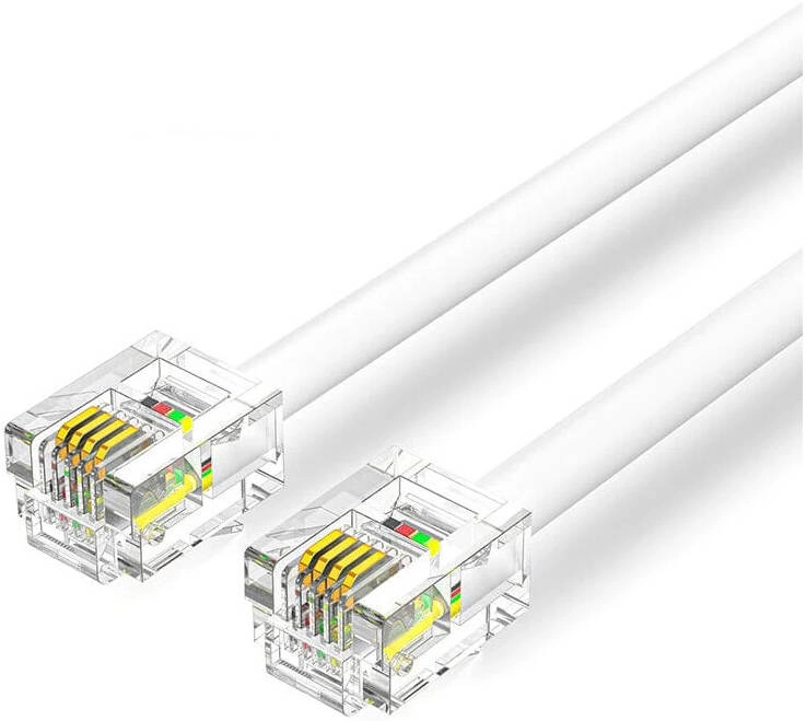 Vention IQBWN 6P4C Telephone Patch Cable Review &#8211; 15M Length, White