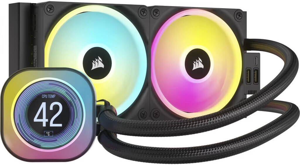 Corsair iCUE LINK H100i LCD Liquid CPU Cooler Review &#8211; CW-9061007-WW