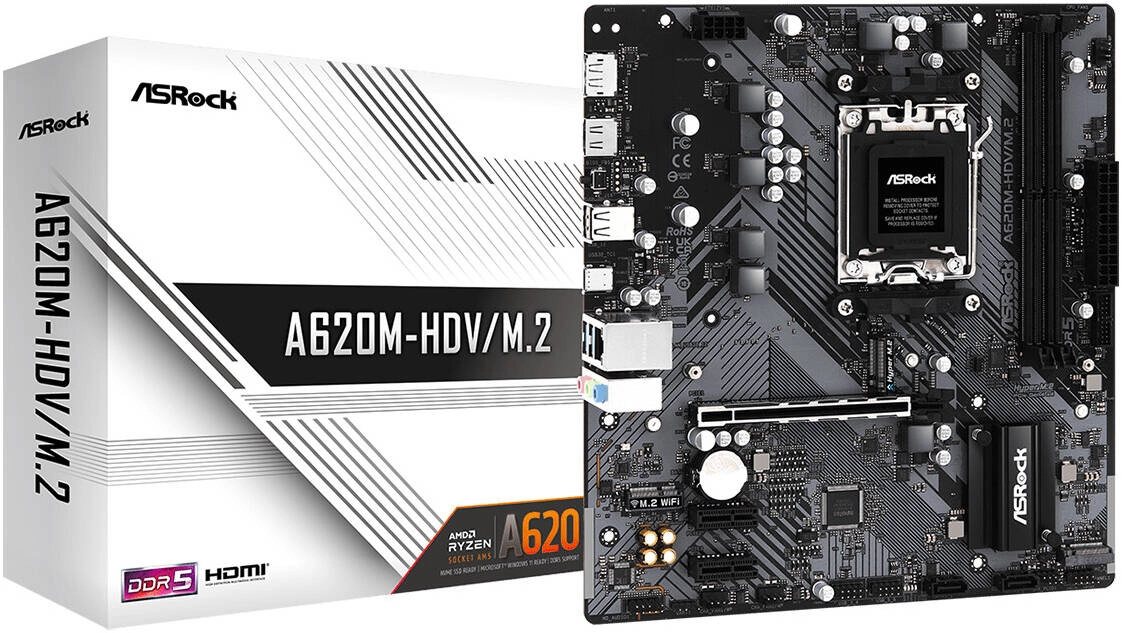 ASRock A620M-HDV/M.2 AM5 Motherboard Review &#8211; A Budget-Friendly AM5 Choice