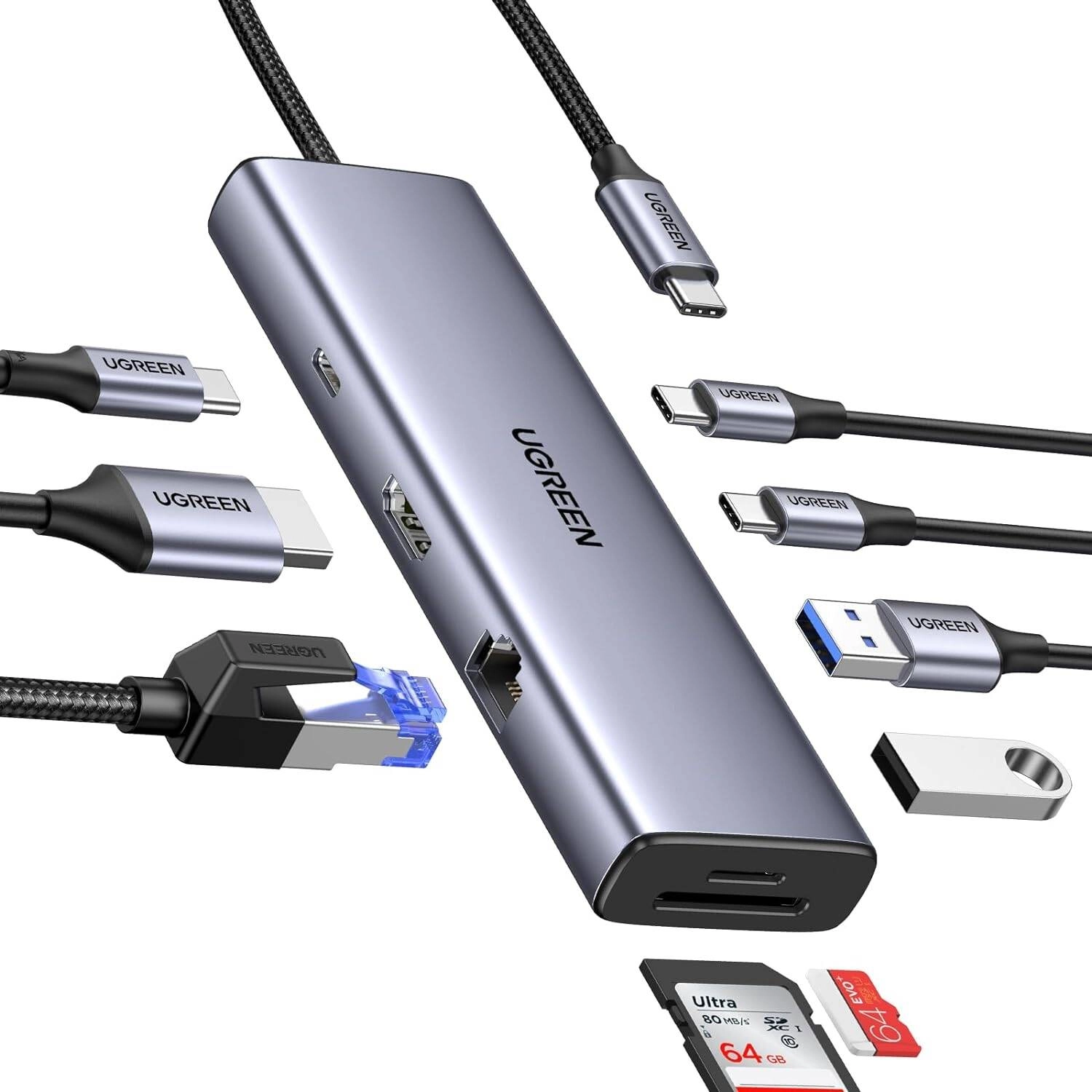UGREEN Revodok 109 9-in-1 USB C Hub Review &#8211; 4K Display, 5Gbps Data Transfer, 100W Passthrough