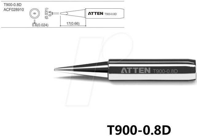 ATTEN T900-0.8D Soldering Iron Tip 0.8 MM Review: Is It Worth It?