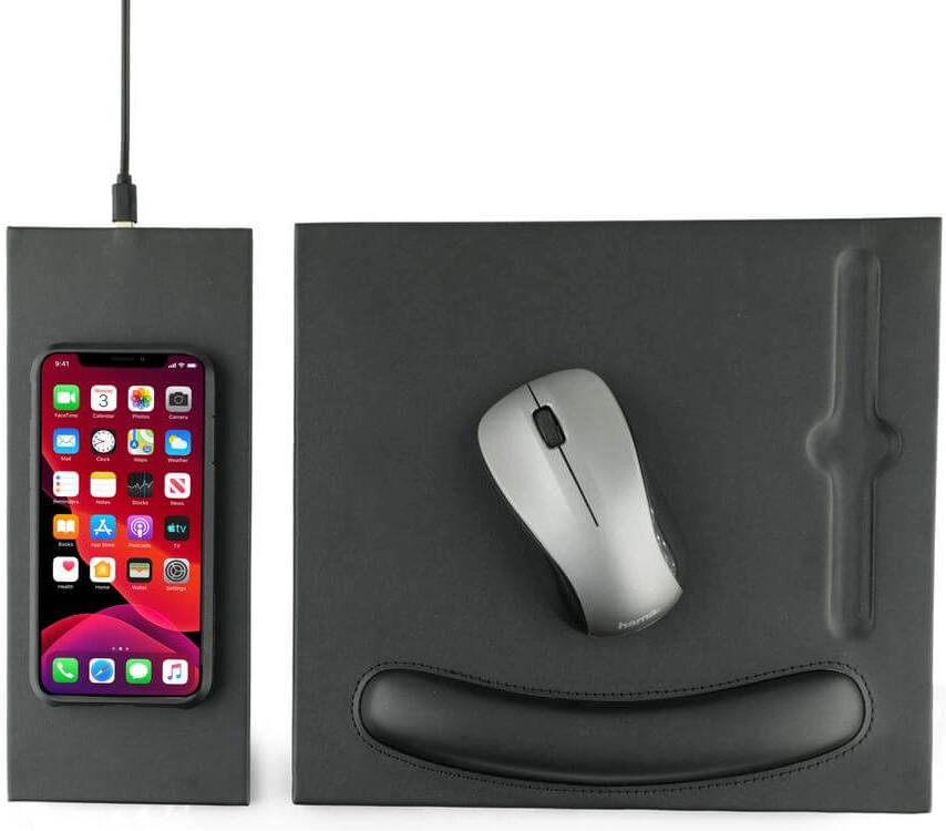 Memorii DOBERAN 10W Wireless Charger PU Mouse Pad, Black Review
