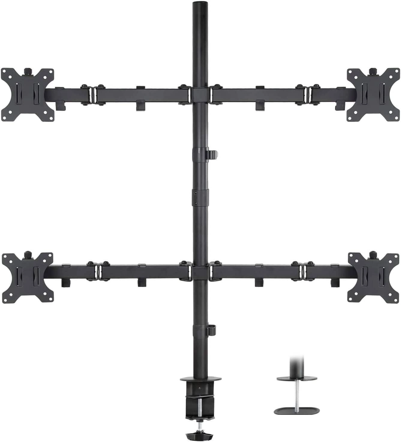 AWH 4 Monitor Stand Review: Quad Monitor Desk Mount for Ultimate Productivity