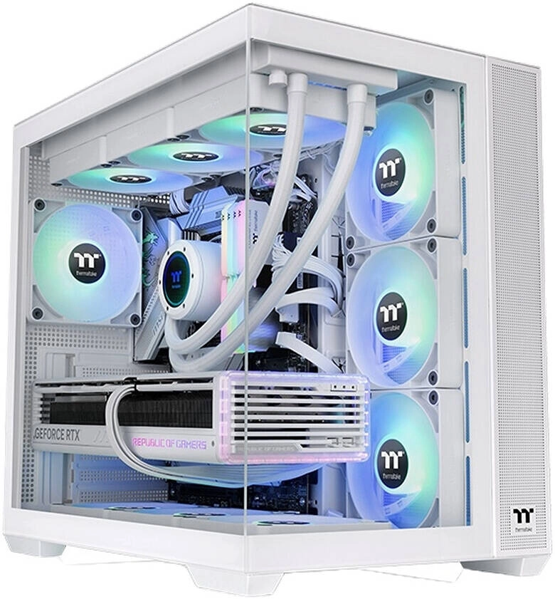 Thermaltake View 380 TG ARGB Mid Tower Computer Case Review &#8211; Snow Edition (CA-1Z2-00M6WN-00)