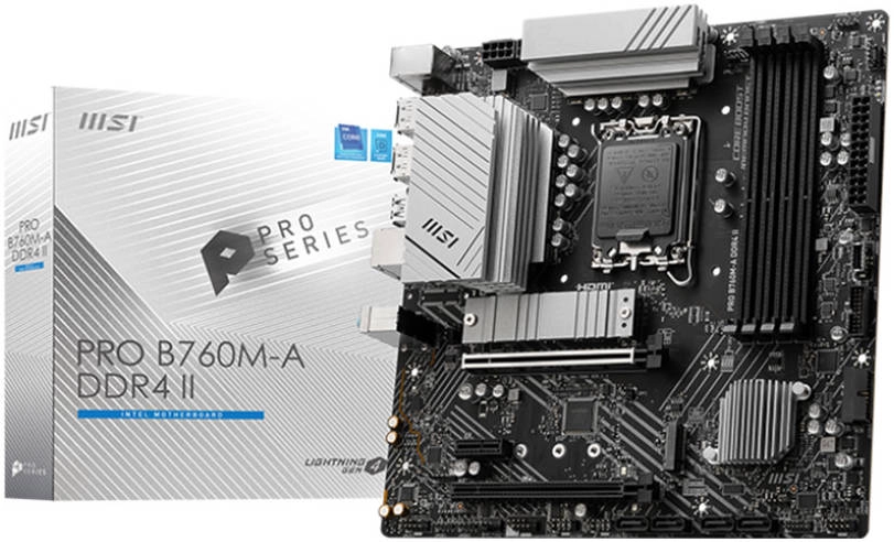 MSI PRO B760M-A DDR4 II LGA 1700 mATX Motherboard Review