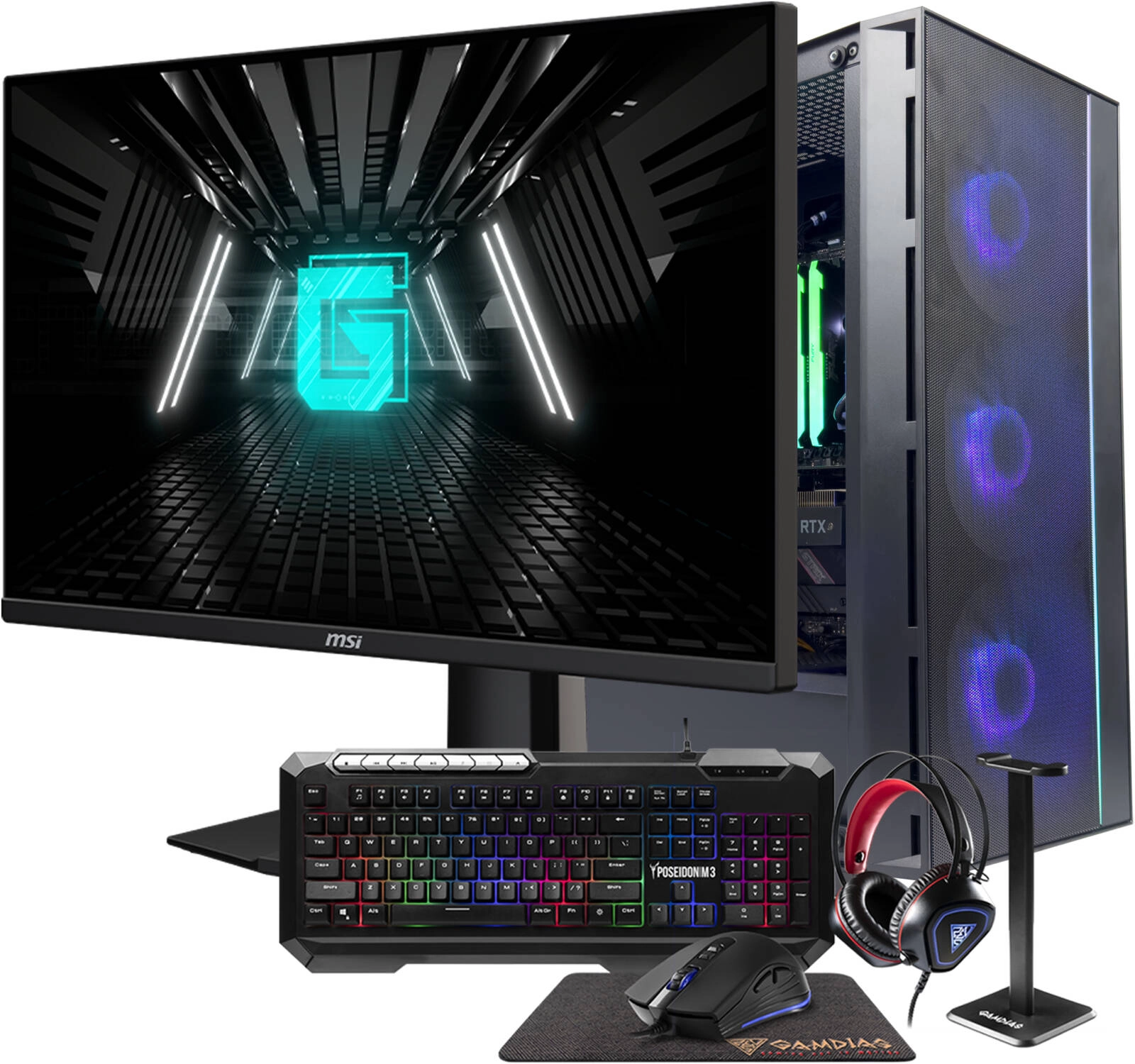 Bang For The Buck Gaming PC &#8211; Intel Core i5-14600KF 14 Cores 20 Threads, NVIDIA RTX 4060 Ti 16GB, 32GB DDR5 RAM 6400MHz, 1TB SSD Gen 4, 650W PSU + 24&#8243; FHD 180Hz Monitor + Gaming Keyboard Mouse &#8211; Review