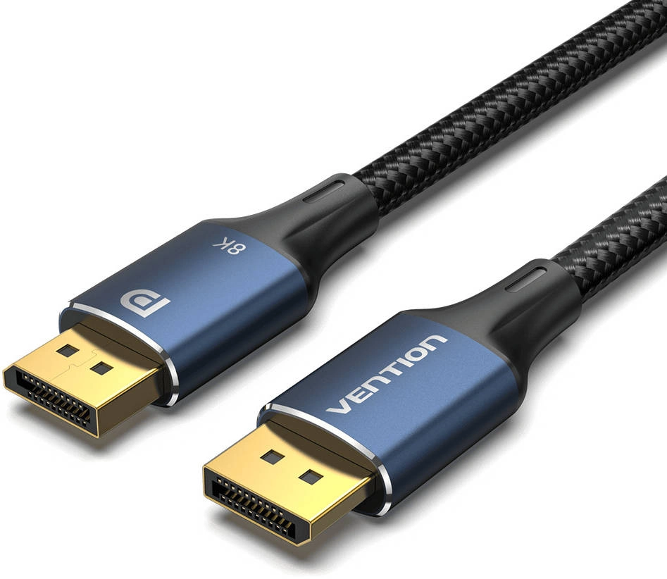 Vention Cotton Braided DP Male to Male Review: 8K@60Hz, 32.4Gbps Bandwidth &#8211; HCELH