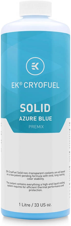 EKWB EK-CryoFuel Solid Azure Blue Review: A Deep Dive into Color Stability and Performance