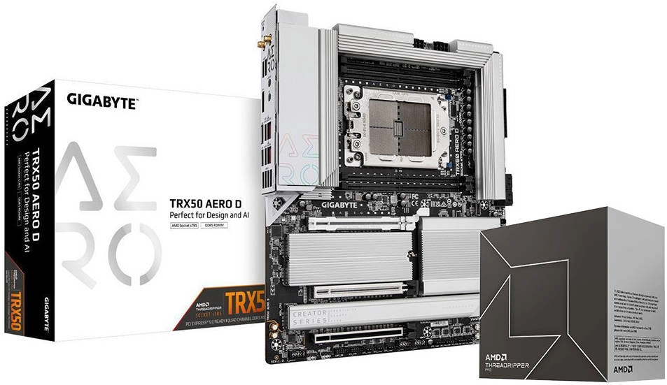 GIGABYTE AERO D DDR5 TRX50 EATX Motherboard with AMD Ryzen Threadripper PRO 7995WX 96-Core sTR5 Processor &#8211; Review