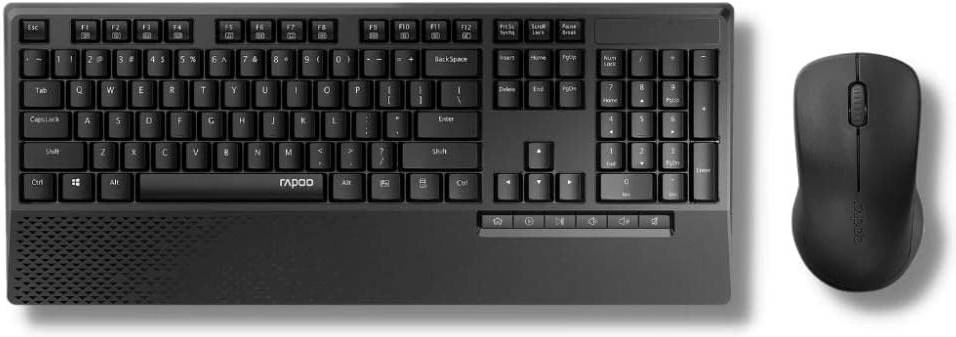 RAPOO X1960 COMBO (KB+MSE) WIRELESS BLACK AR Review &#8211; Best Price in UAE