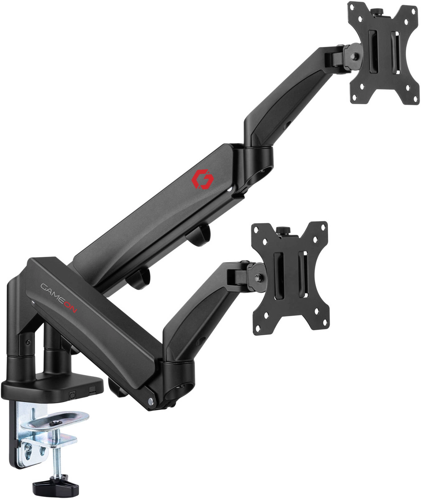 Gameon GO-5350 Dual Monitor Arm Review: 9kg Weight Capacity, 180° Rotation