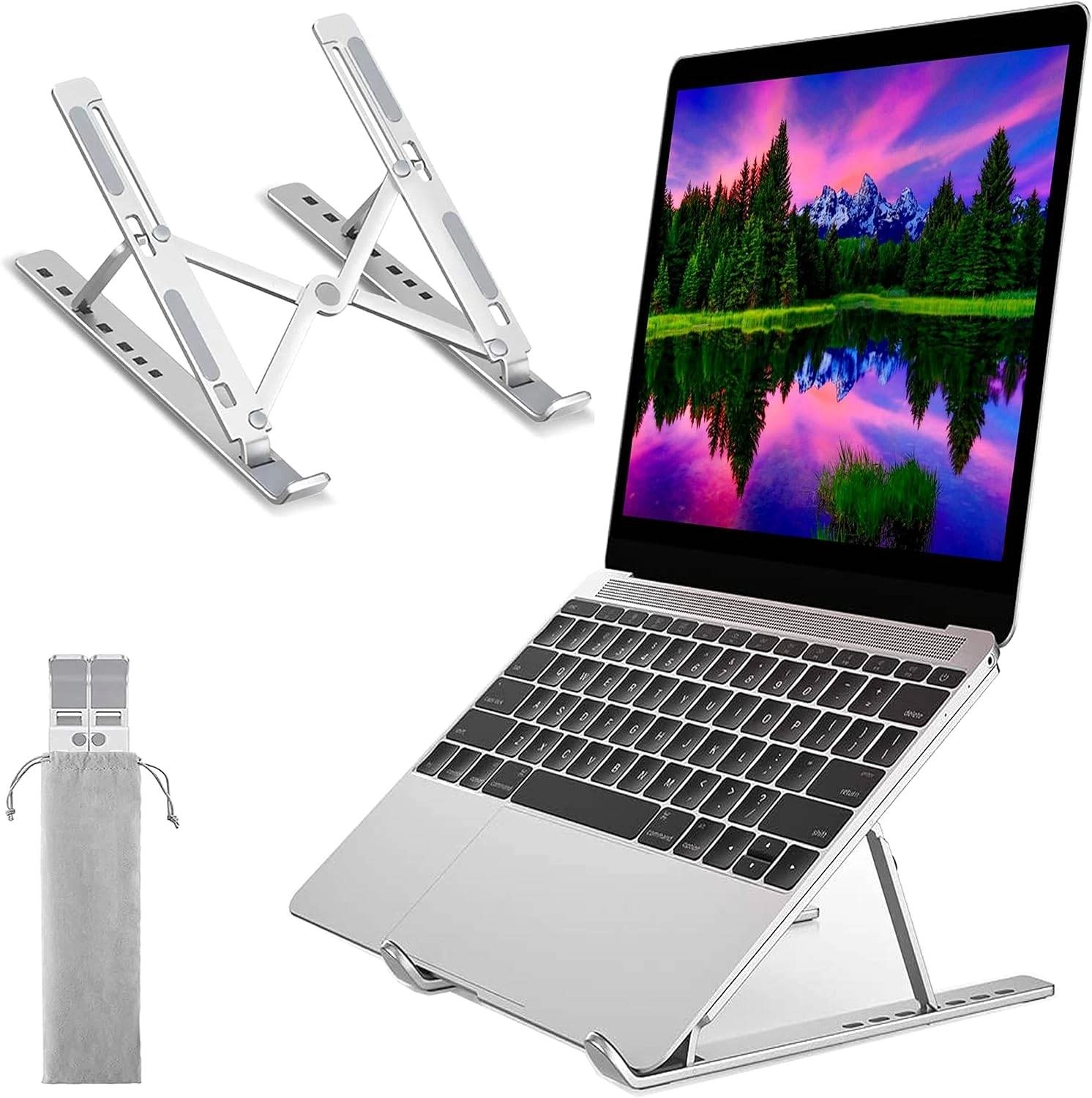 Adjustable Laptop Stand Review &#8211; Portable Aluminium Laptop Riser for Desk