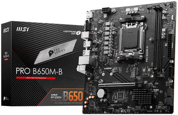 MSI Pro B650M-B AM5 mATX AMD Motherboard Review (911-7E28-005): A Solid AM5 Entry Point