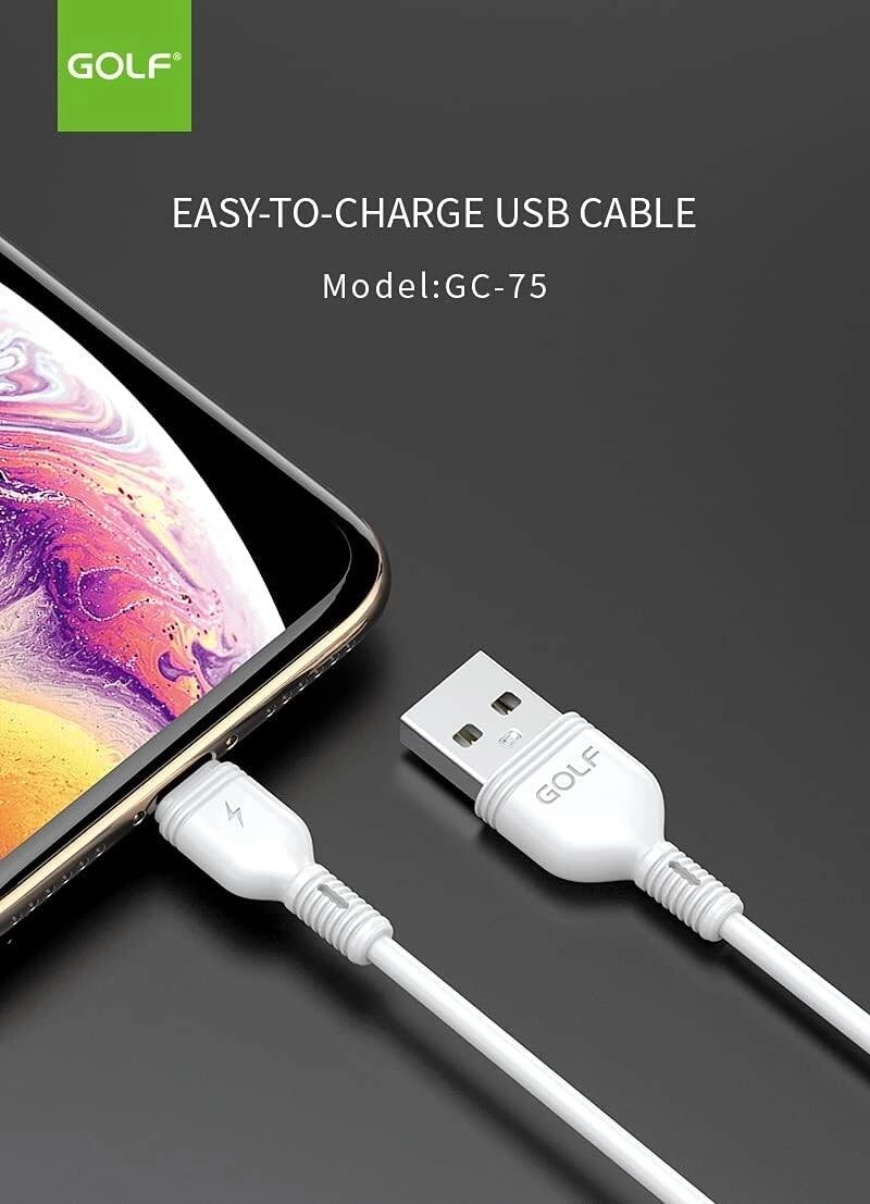 GOLF GC-75I Lightning USB Cable Review: Fast Charging and Durability Tested