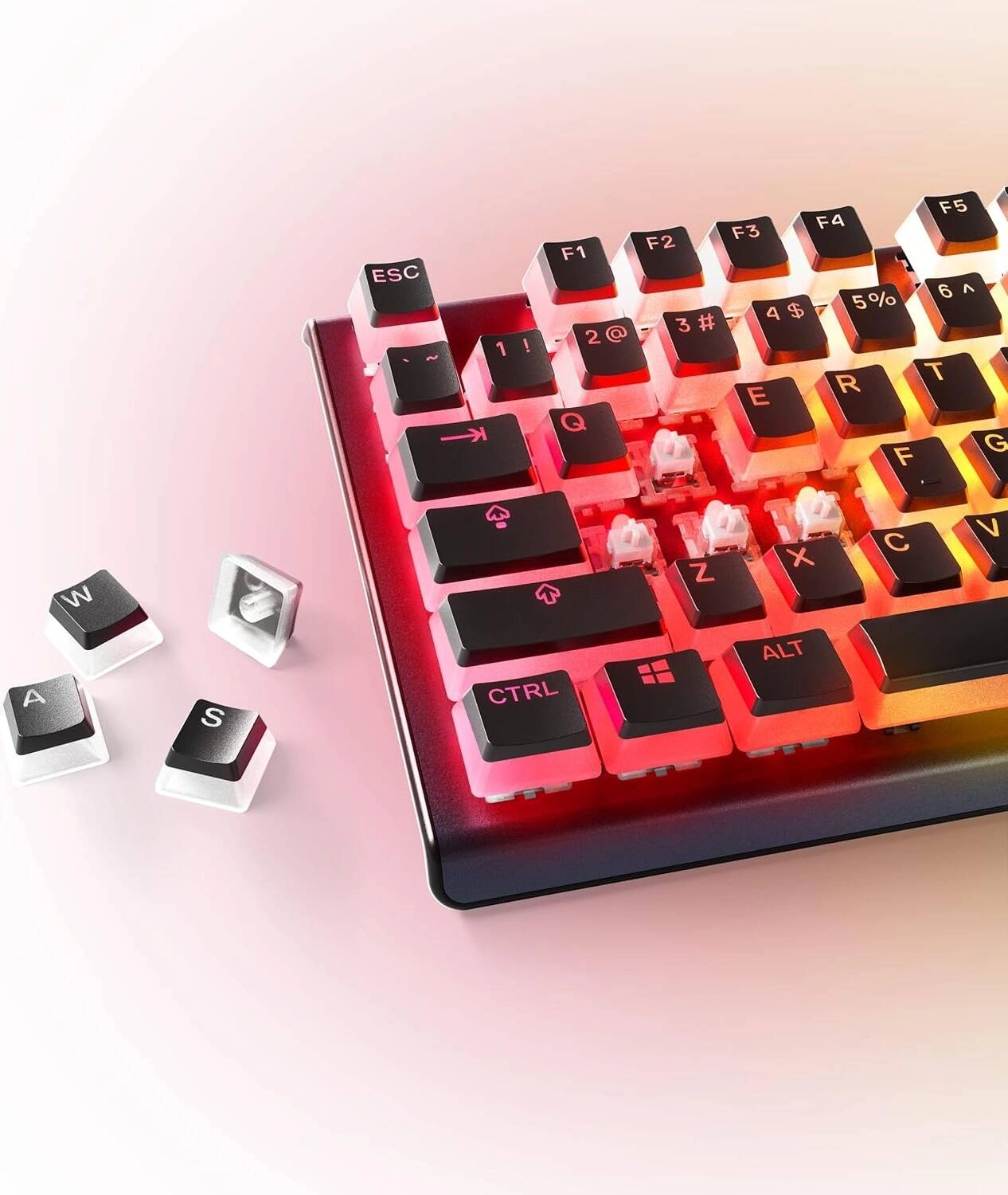 SteelSeries PrismCAPS Double Shot Pudding-Style Keycaps (60200) Review