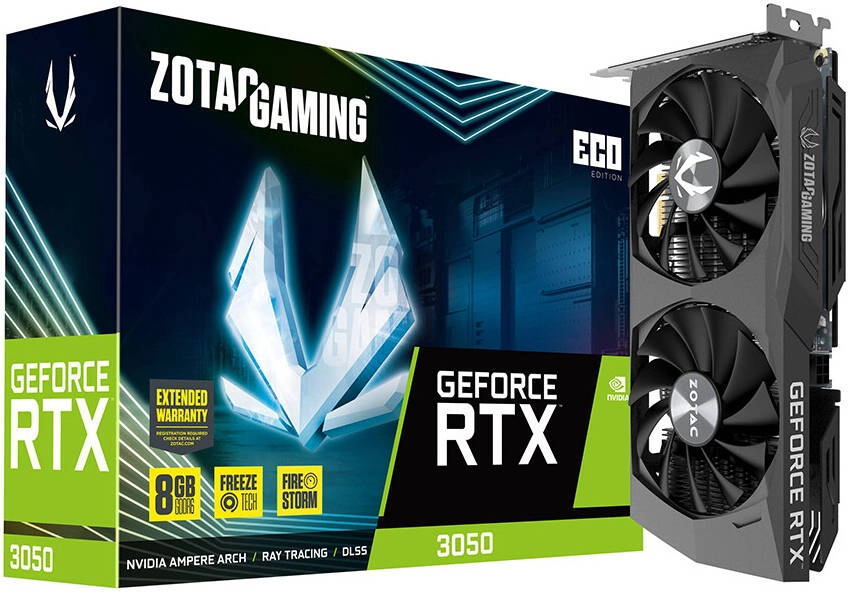 ZOTAC GAMING GEFORCE RTX 3050 ECO Edition Graphics Card Review (ZT-A30500K-10M)