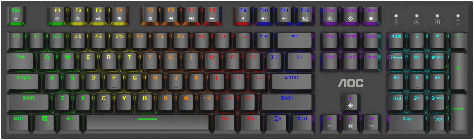 AOC GK480 Mechanical Gaming Keyboard Review: A Budget-Friendly Option