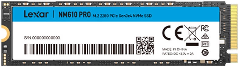 Lexar NM610PRO 2TB M.2 2280 PCIe Gen3x4 NVMe Internal SSD Review