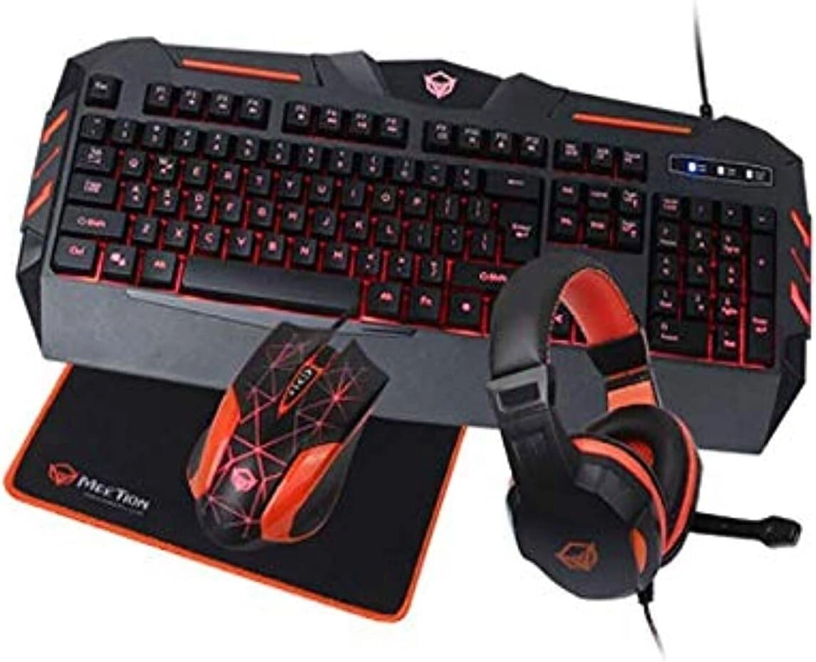 Meetion 4 in 1 C-500 PC Backlight USB Ergonomic Gaming Mouse Rainbow Keyboard and Mouse Pad Combo Review
