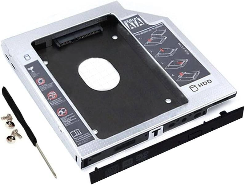 9.5mm CD-ROM Drive Hard Disk Caddy 2.5 inch HDD/SSD Bracket with SATA3 Interface &#8211; Review