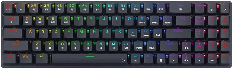 Redragon K626P Ashe Pro 78-Keys Mechanical Keyboard Review &#8211; Blue Switches, Hot-Swappable, Tri-Mode Connectivity