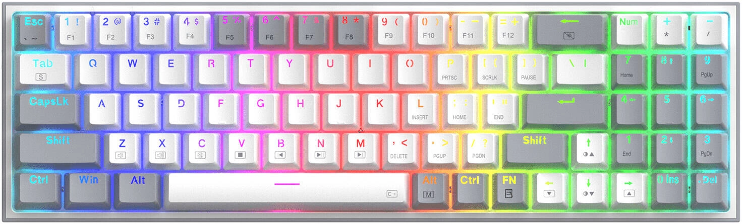 Redragon K628WG Pollux RGB 75% Gaming Keyboard Review &#8211; Red Switch, Hot-Swappable, Stand-Alone Numpad