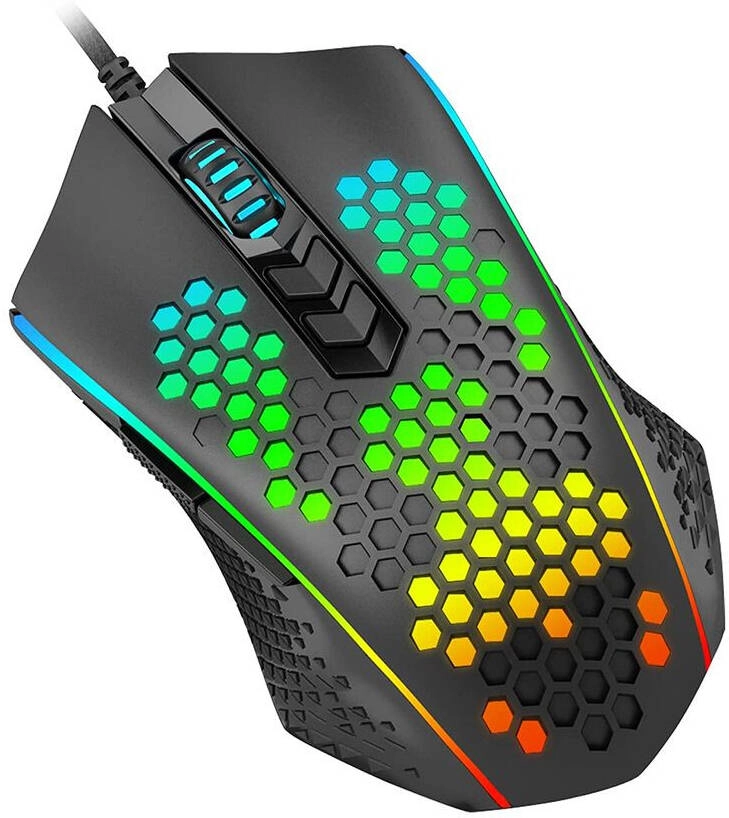 Redragon M809 Memeanlion Ultralight Honeycomb Gaming Mouse Review &#8211; 12400 DPI, 8 Programmable Buttons