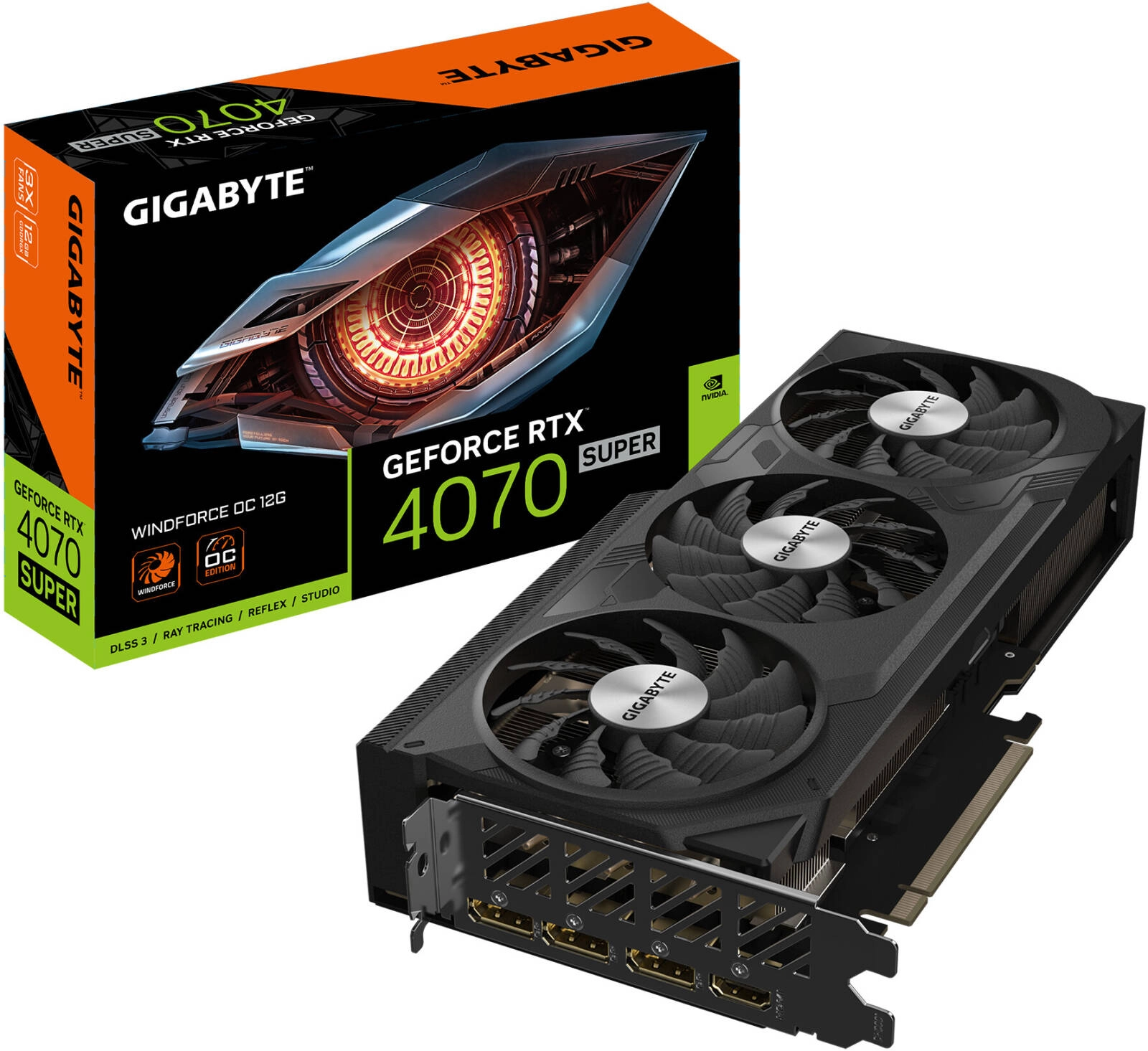 GIGABYTE GeForce RTX 4070 SUPER WINDFORCE OC Graphics Card Review (GV-N407SWF3OC-12GD)
