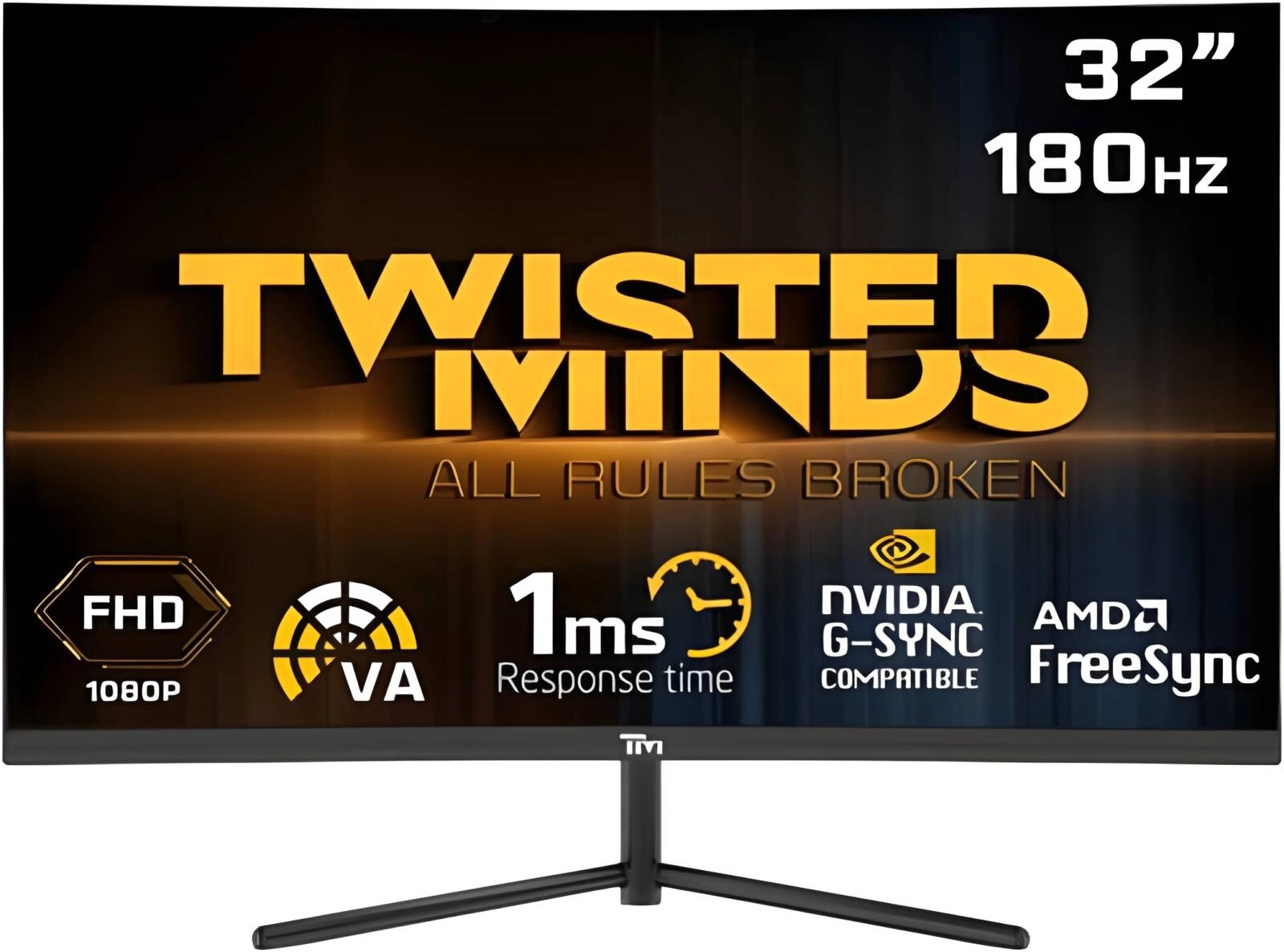 Twisted Minds TM32CFHD180VA Curved Gaming Monitor Review: 180Hz FHD VA Display | Tech Blog