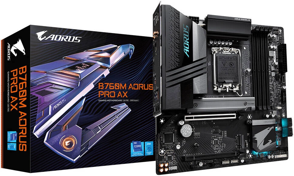 GIGABYTE B760M Aorus Pro AX LGA1700 Intel Motherboard Review